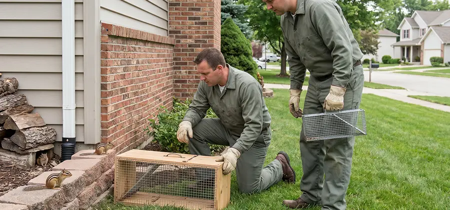 Remove Chipmunks From Yard in Fairfax