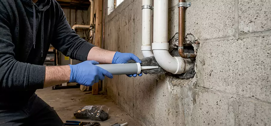 Mouse Proofing Pipes in Fairfax