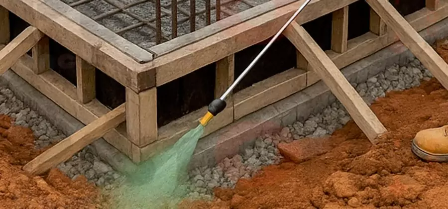 Foundation Slab Termite Treatment in Fairfax