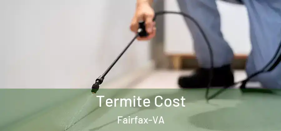  Termite Cost Fairfax-VA
